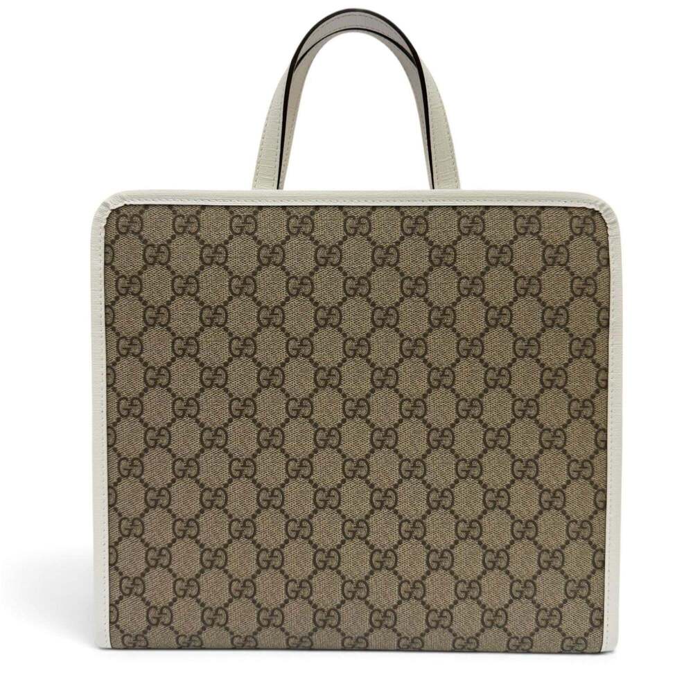 GUCCI Authentic Cream Tote Bag - Picture 3 of 12